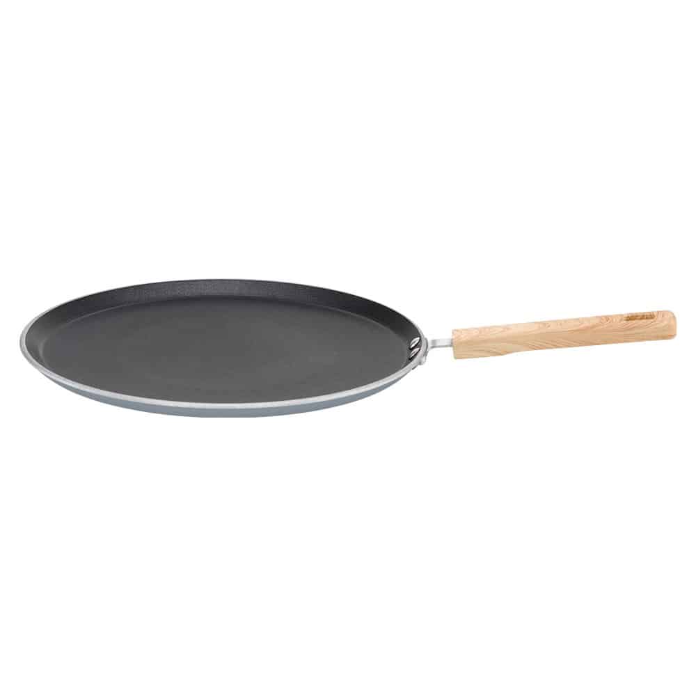 Premier Non Stick Legend Induction Bottom Tawa 28cm (Wood Finish Handle)
