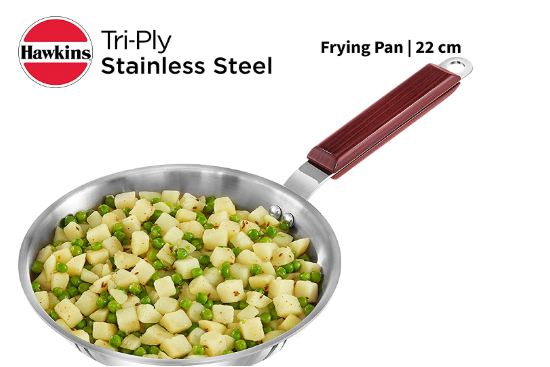 HAWKINS Tri-ply Stainless Steel Frying Pan