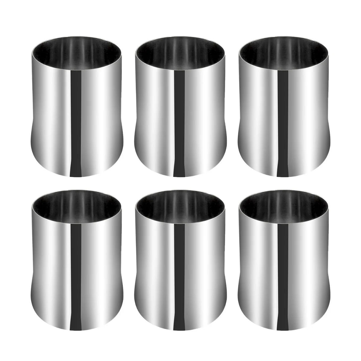 Urvashi Stainless Steel Glass Set of 6-350ml Each