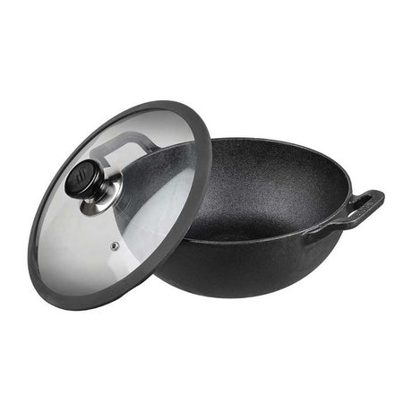 Vinod 26 Cm Legacy Pre-Seasoned Cast Iron Kadai