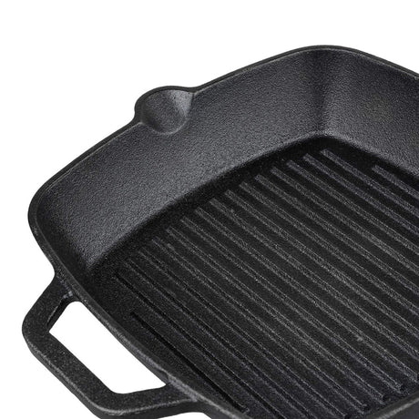 VINOD CAST IRON GRILL PAN 24 CM ( LCISG24 )