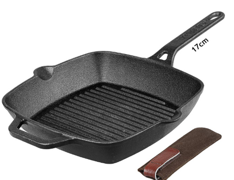 VINOD CAST IRON GRILL PAN 24 CM ( LCISG24 )