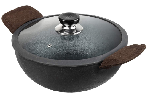 VINOD CAST IRON KADHAI 3.3 LITRE (LCIDK24)