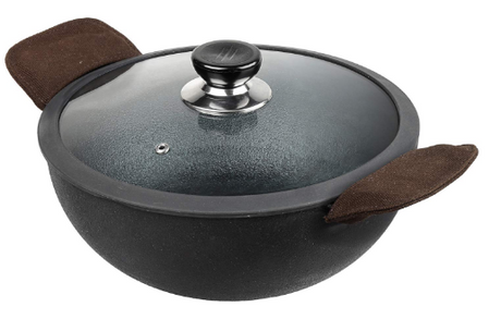 VINOD CAST IRON KADHAI 3.3 LITRE (LCIDK24)