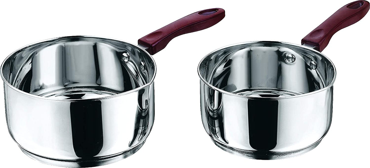 Vinod Induction Friendly 2pc Milkpan Set 1Ltr & 1.6Ltr