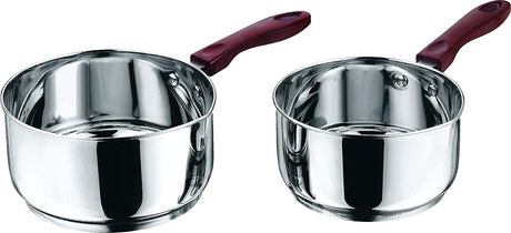 Vinod Induction Friendly 2pc Milkpan Set 1Ltr & 1.6Ltr