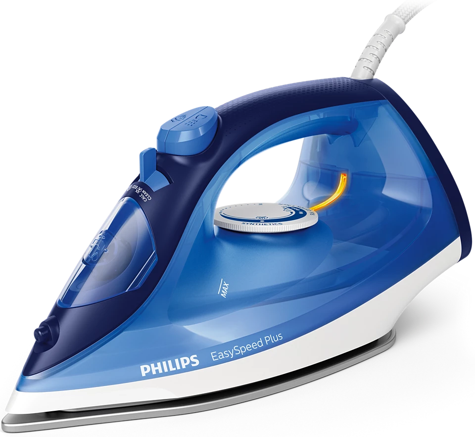 EasySpeed Plus Steam Iron GC2145/20 | 2200W Power | 110g Steam Boost | Ceramic Soleplate | Drip-Stop Technology