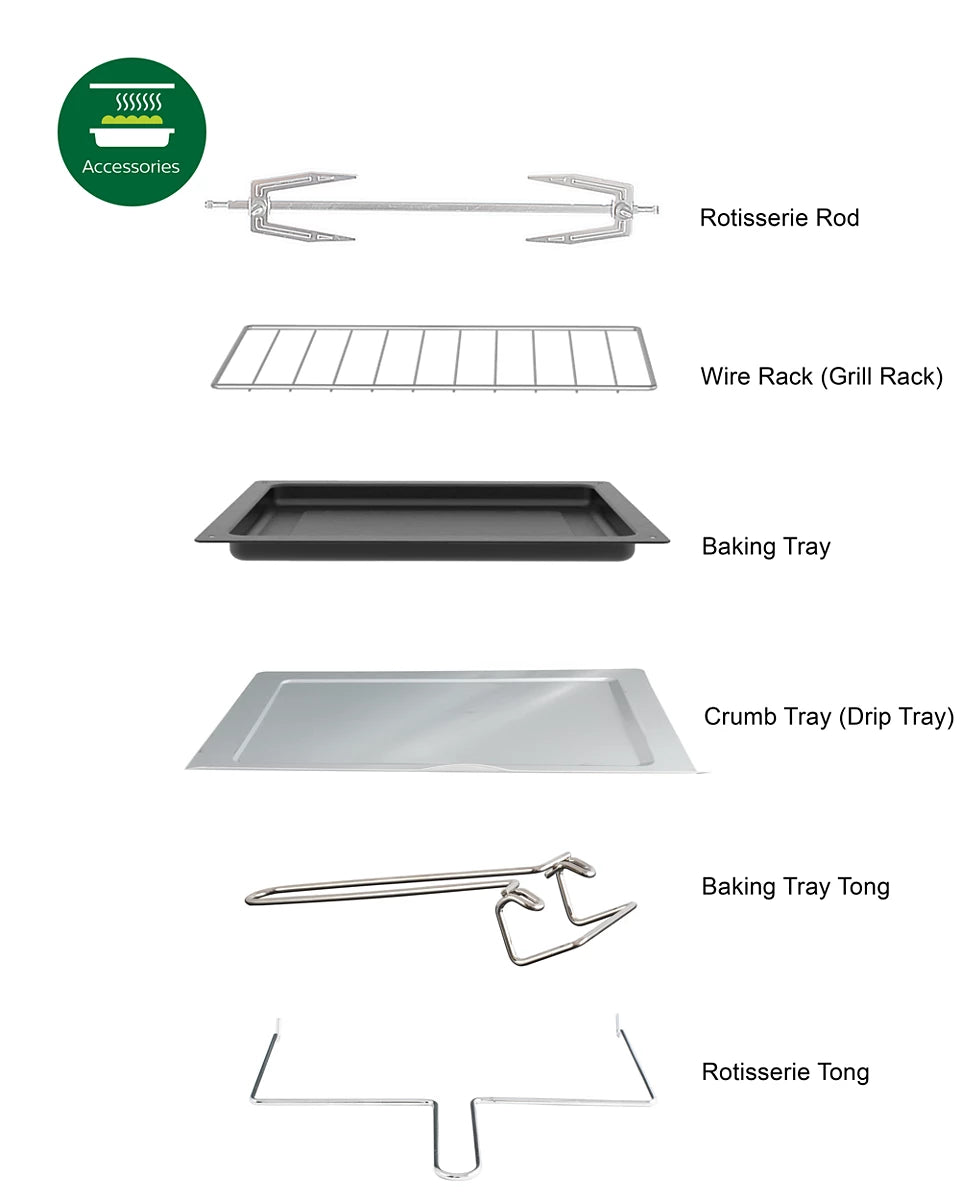 Avance Collection HD6976/00 OTG 36L, 2000W, Opti Temp Technology, 10 Touch Preset Menus, Convection Mode, Even Cooking