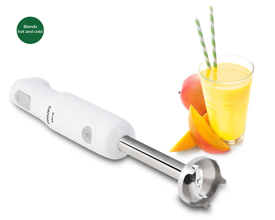 Daily Collection Hand Blender HL1600/00 | 650W Powerful Motor | Detachable Stainless Steel Rod | Single Button Release