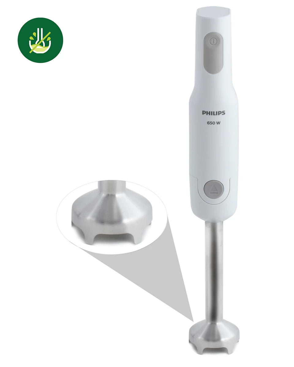 Daily Collection Hand Blender HL1600/00 | 650W Powerful Motor | Detachable Stainless Steel Rod | Single Button Release