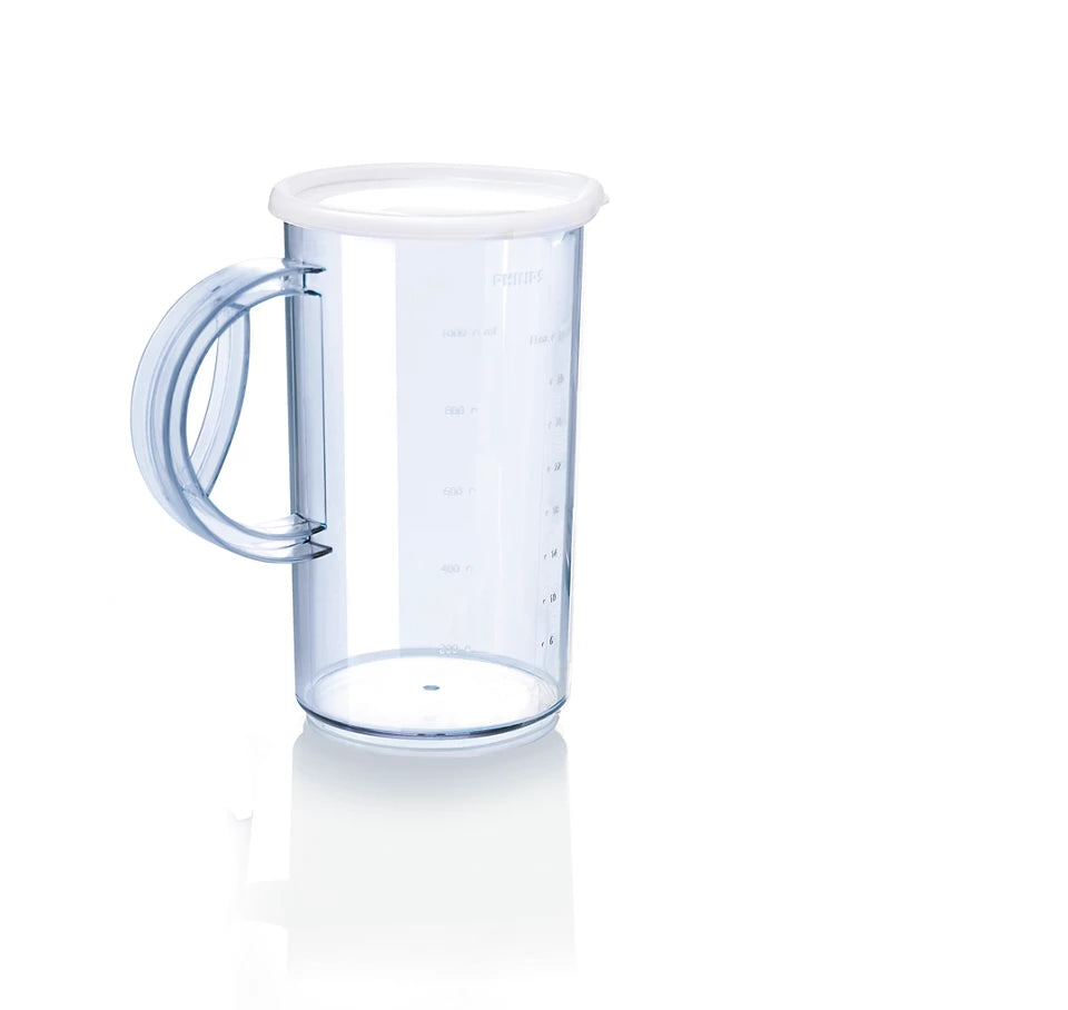 Daily Hand Blender HR1351/90 | 250W Motor | Chopper Accessory | Detachable Plastic Bar