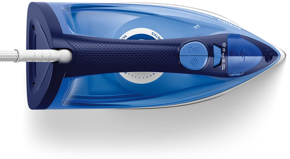 EasySpeed Plus Steam Iron GC2145/20 | 2200W Power | 110g Steam Boost | Ceramic Soleplate | Drip-Stop Technology