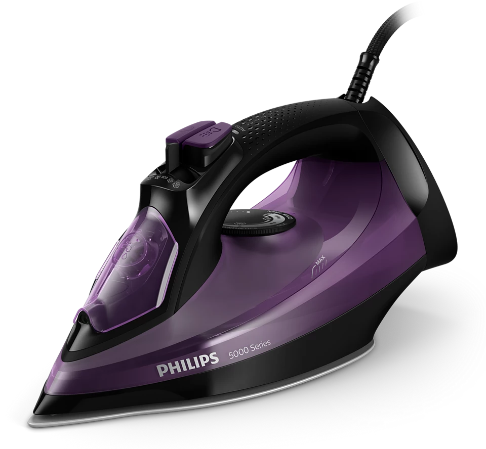 5000 Series DST5030/80 Steam Iron | 2400W Power | SteamGlide Plus Soleplate | 45g/min Continuous Steam | Drip-Stop Technology