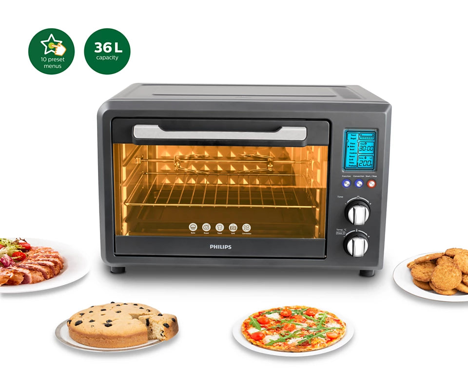 Avance Collection HD6976/00 OTG 36L, 2000W, Opti Temp Technology, 10 Touch Preset Menus, Convection Mode, Even Cooking