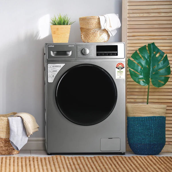Amara 8014W 8 Kg Fully Automatic Front Load Washing Machine – 1400 RPM, Steam Wash, Hexa-Wash, Seal Grey, 533.93.710