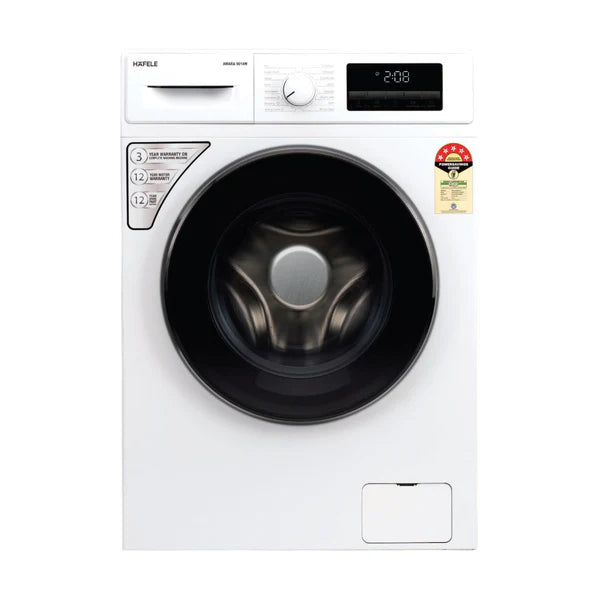Amara 9014W 9 Kg Fully Automatic Front Load Washing Machine – 1400 RPM, Steam Wash, Hexa-Wash, Pearl White, 533.93.720
