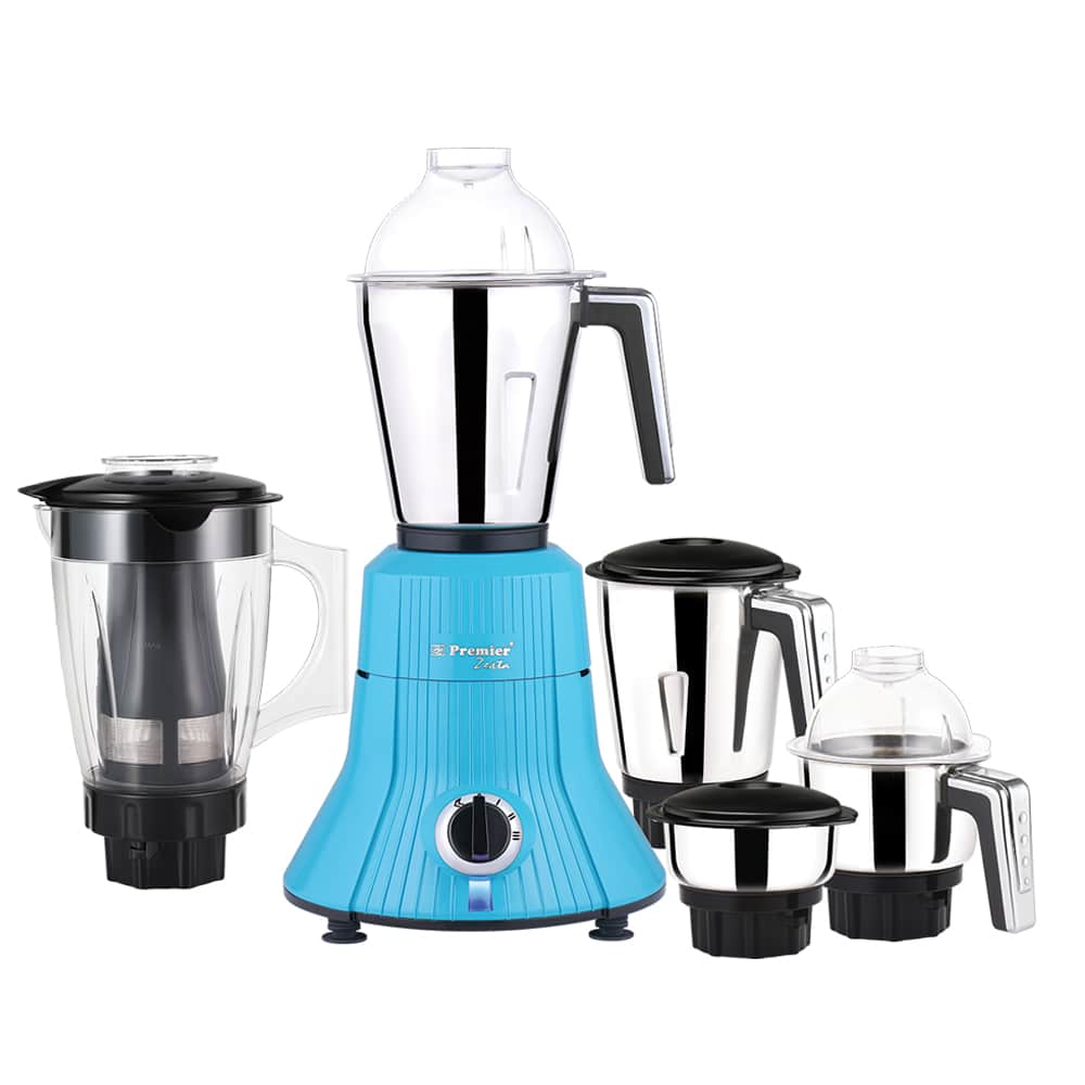 Premier Zesta DX Mixer Grinder set of 5 Jar 230V/750W MG5169 Aqua Blue