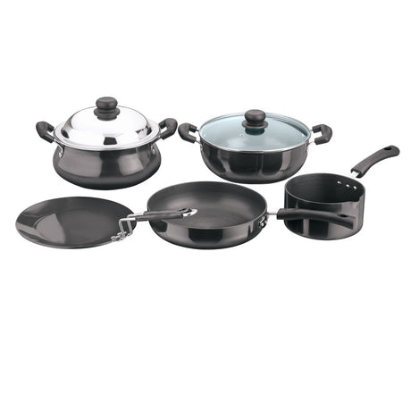 Vinod Hard Anodised 5pcs Rasoi Combo Set