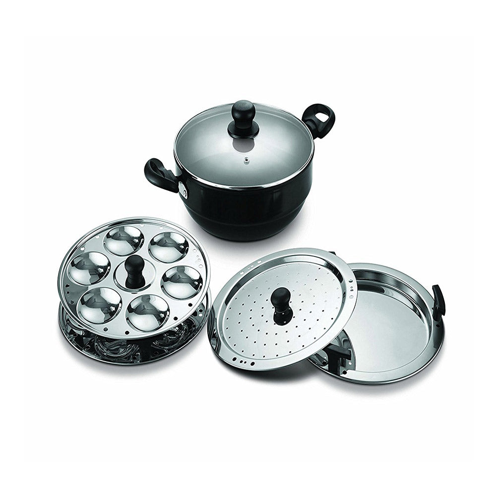 Pigeon titanium multi kadai 280 with glass lid