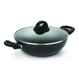 Pigeon Hard Anodised Aluminium Base Kadai (Black, 240 mm)