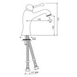 QQP‑CHR‑7001BPM Single Lever Basin Mixer