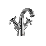 Central Hole Basin Mixer with Pop‑up Waste System (QQP‑CHR‑7169BPM)