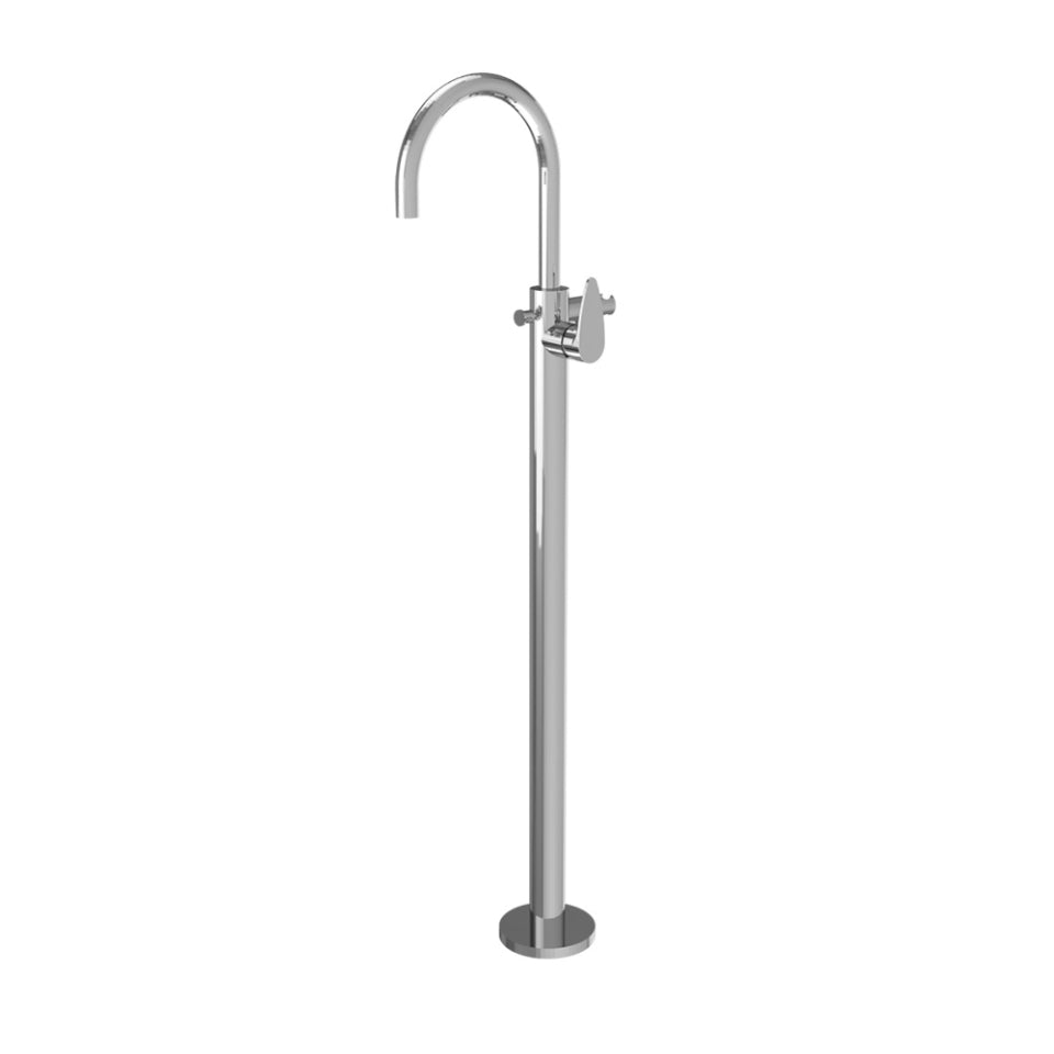 Exposed Parts of Floor Mounted Single Lever Bath Mixer - Chrome VGP-CHR-81121K