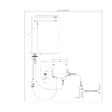 Kubix Prime Tall Boy Sensor Faucet SNR‑CHR‑35017PMPK