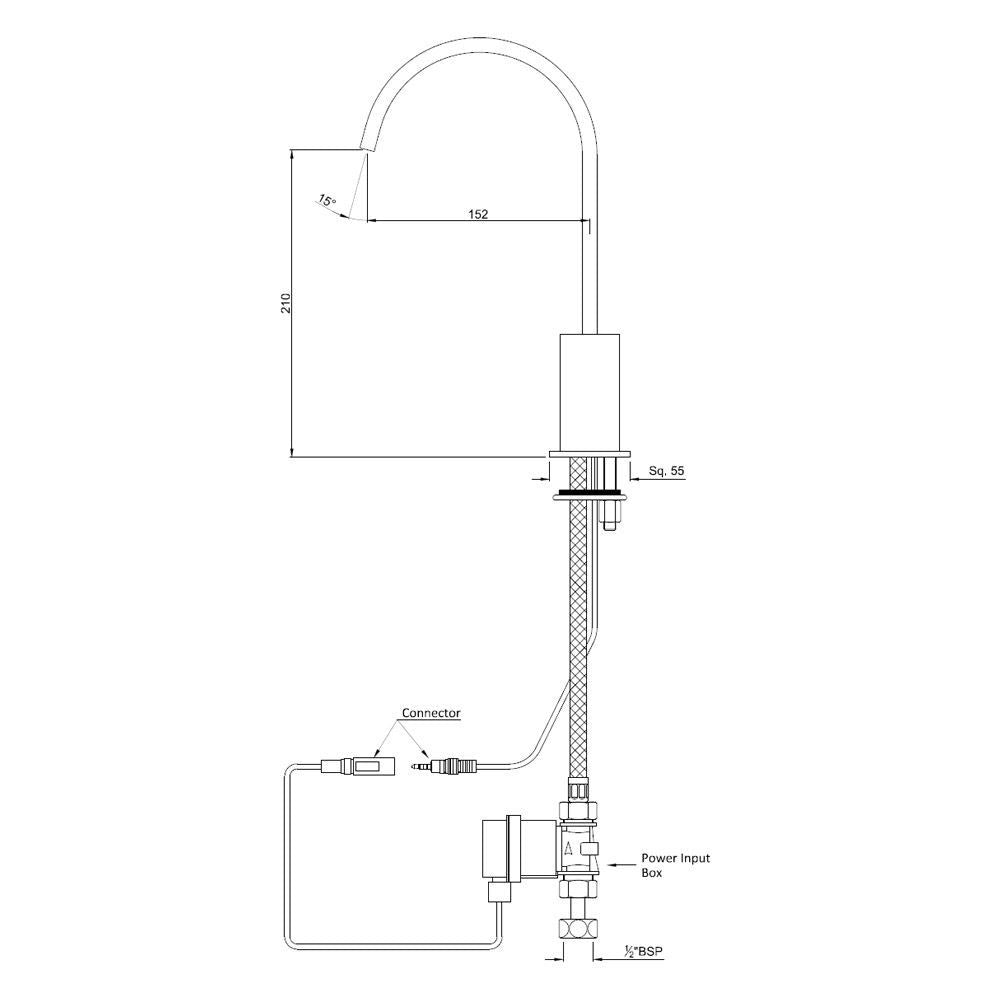 Sensor Faucet SNR‑CHR‑51033