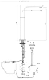 Tall Boy Sensor Faucet SNR‑CHR‑35017PMEB
