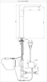 Lakuna Sensor Faucet SNR‑CHR‑35017PMEBPK