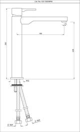 Single Lever Tall Boy - Chrome  FLP-CHR-5005BPM