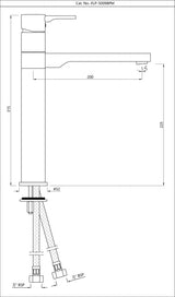 Single Lever Sink Mixer - Chrome FLP-CHR-5009BPM