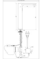 Laguna Tall Boy Sensor Faucet SNR-CHR-91017EB