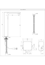 Laguna Tall Boy Sensor Faucet - Chrome  SNR-CHR-91017