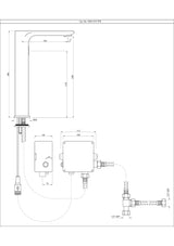 Laguna Tall Boy Sensor Faucet - Chrome SNR-CHR-91017PK