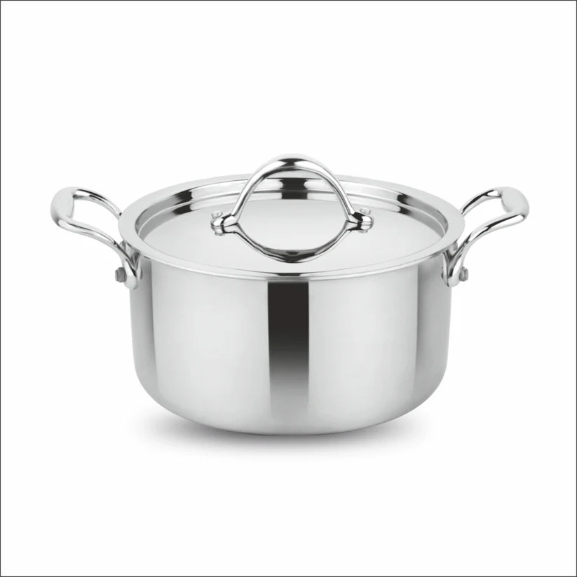 Prima Triply Casserole With Lid – 5.6L, 24cm