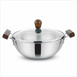 Prochef Deep Kadhai With Lid – 2.8L, 22cm