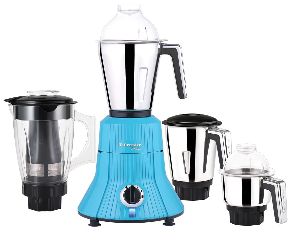 Premier Zesta DX Mixer Grinder set of 5 Jar 230V/750W MG5169  Aqua Blue