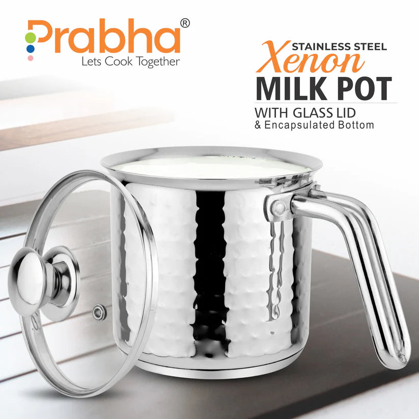 Xenon IB Hammered Milkpot With Lid – 1L, 11cm
