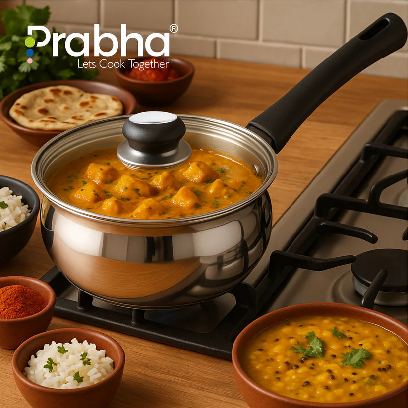 Grace IB Belly Saucepan With Lid – 1.4L, 16cm