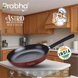 Prabha Astrid Nonstick Deep Frypan With Glass Lid 2L, 26cm