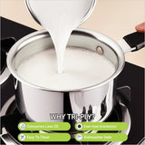 Prochef Belly Saucepan With Lid – 2.9L, 18cm