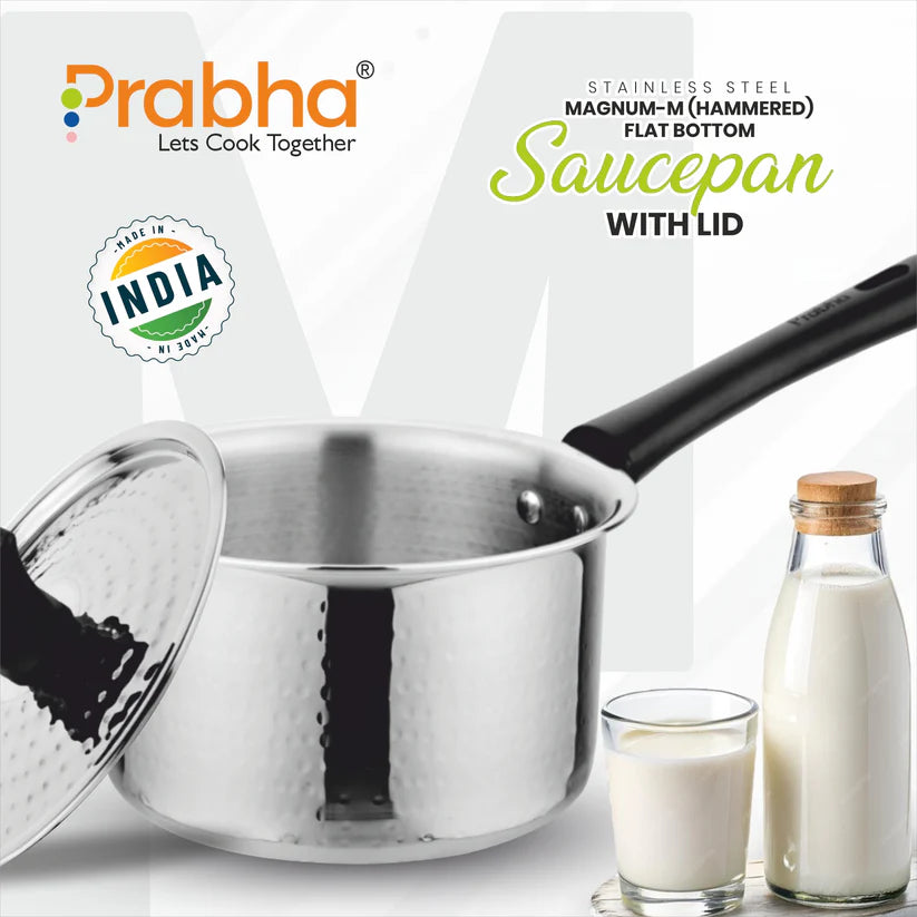 Magnum Hammered Saucepan With Lid – 14cm, 1.2L