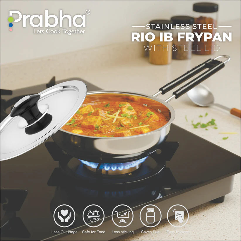 Rio IB Frypan With Lid – 2L, 26cm