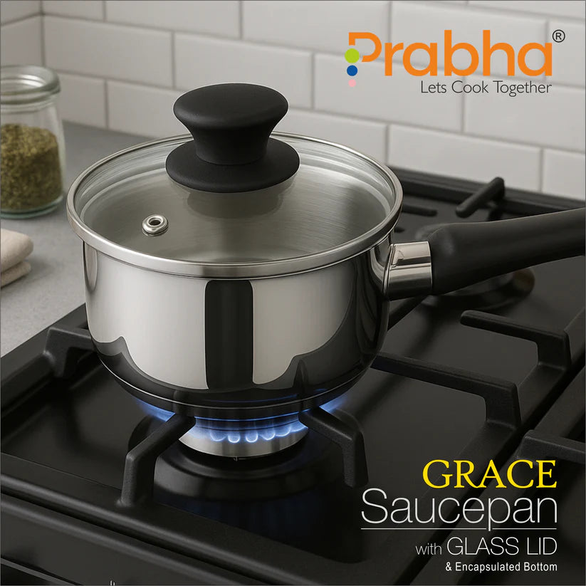 Grace IB Saucepan With Lid – 1.2L, 14cm