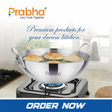 Prima Triply Capsule Bottom Kadhai Without Lid – 5.8L, 32cm