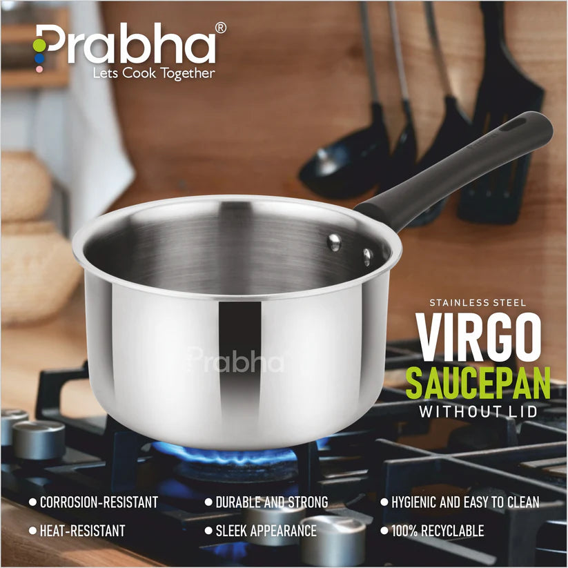 Prabha Virgo Saucepan Without Lid 1.3L, 16cm