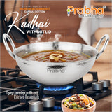 Magnum Capsule Bottom Hammered Kadhai Without Lid – 3.4L, 28cm