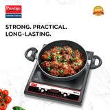 Induction Cooktop – Xpress 1200W | Preset Indian Menus | Power-Saving Technology | Durable Glass Body | Manual Ignition